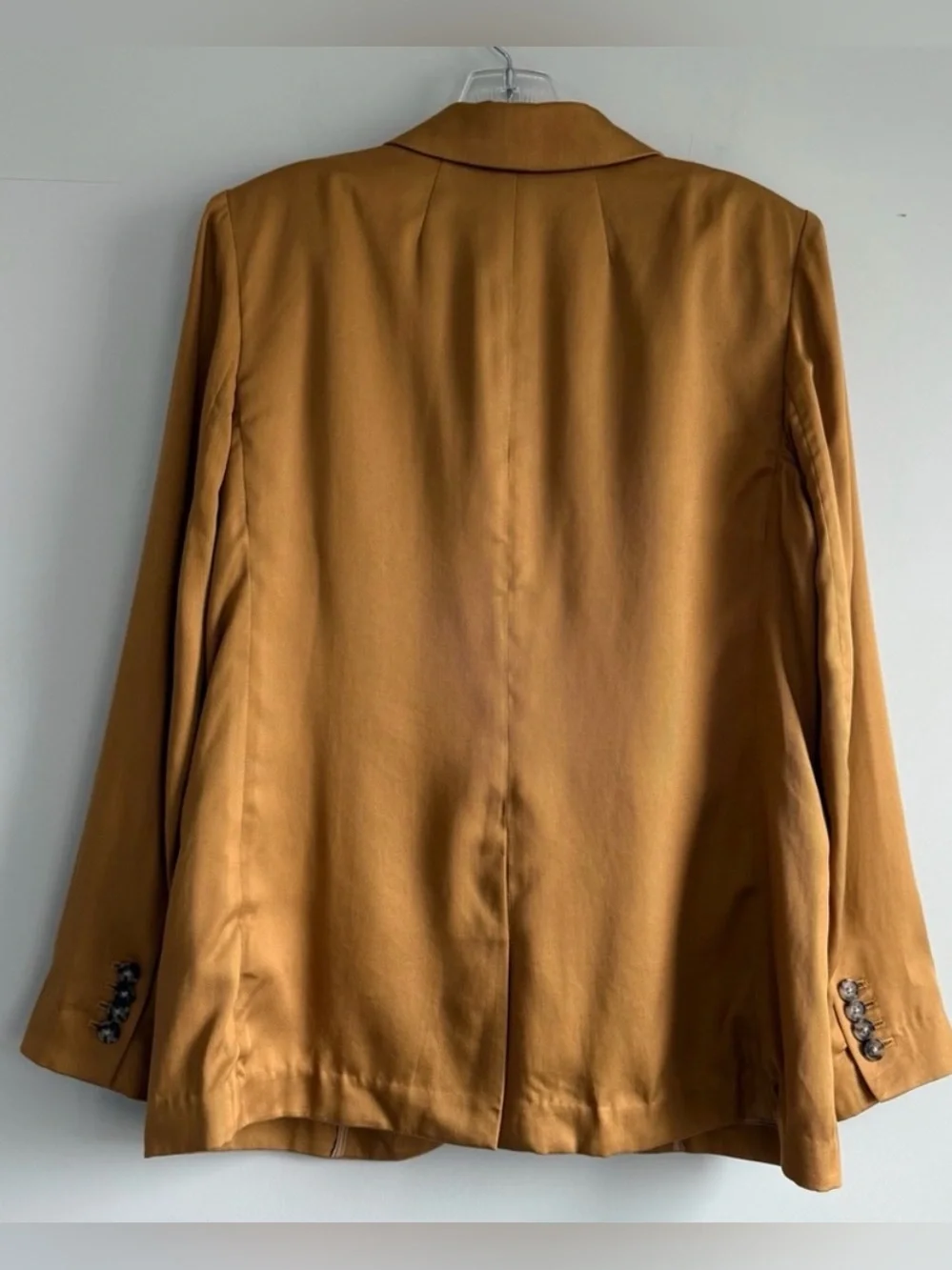 J Crew Alfie Blazer Gramercy Twill 6 Light Cappuccino Tan Camel Women's Jacket